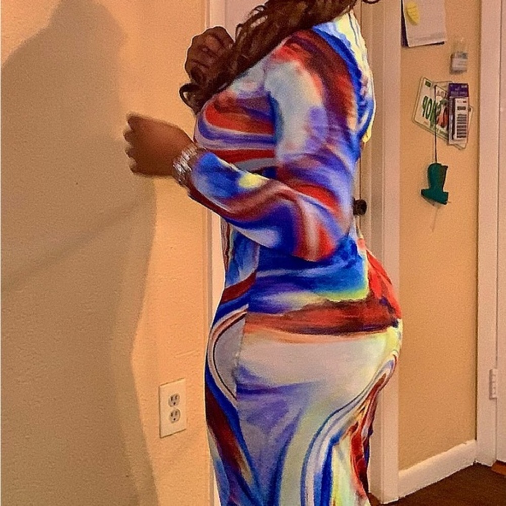 Sexy PRINTED MESH FABRIC